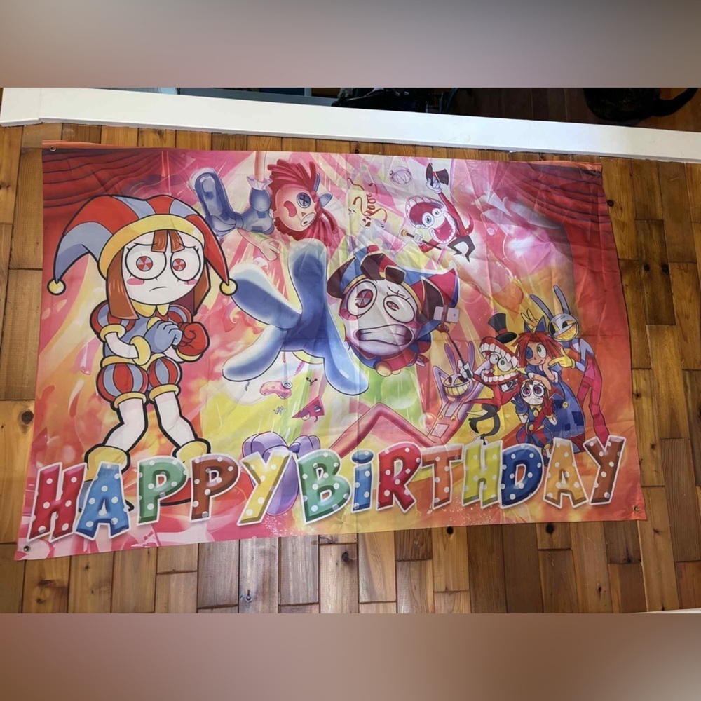 The Amazing Digital Circus Backdrop 5x3 Vinyl Amazing Digital Circus Birthday